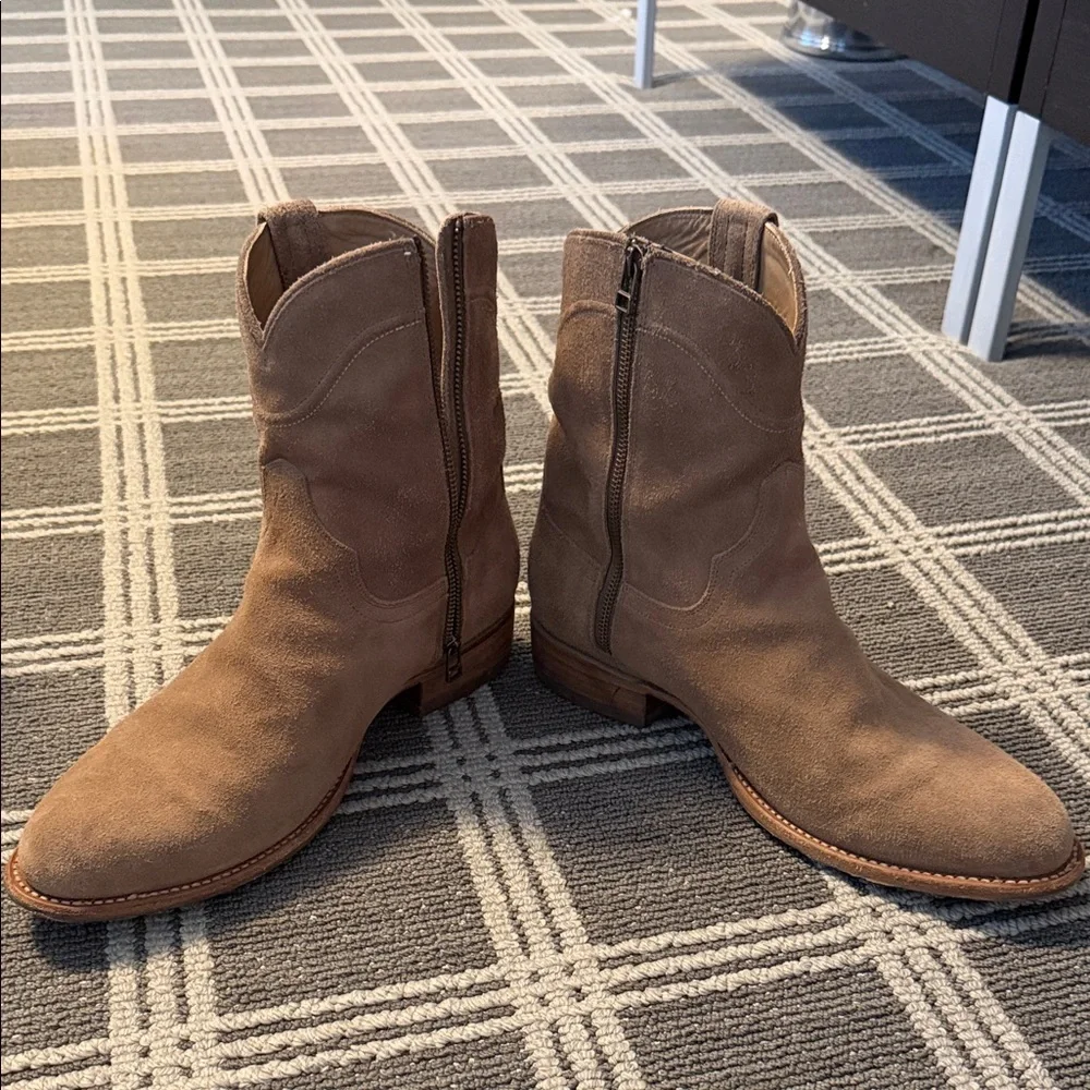 Tecovas Roy Men's Suede Western Boots - Picture 5 of 6